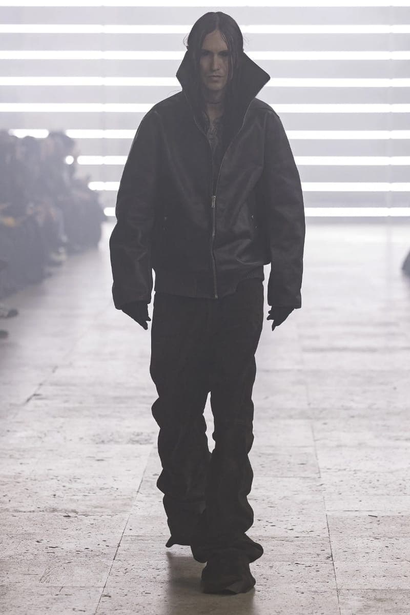 リックオウエンス 2025年秋冬メンズコレクション  rick owens 2025 fall winter collection lookbook info