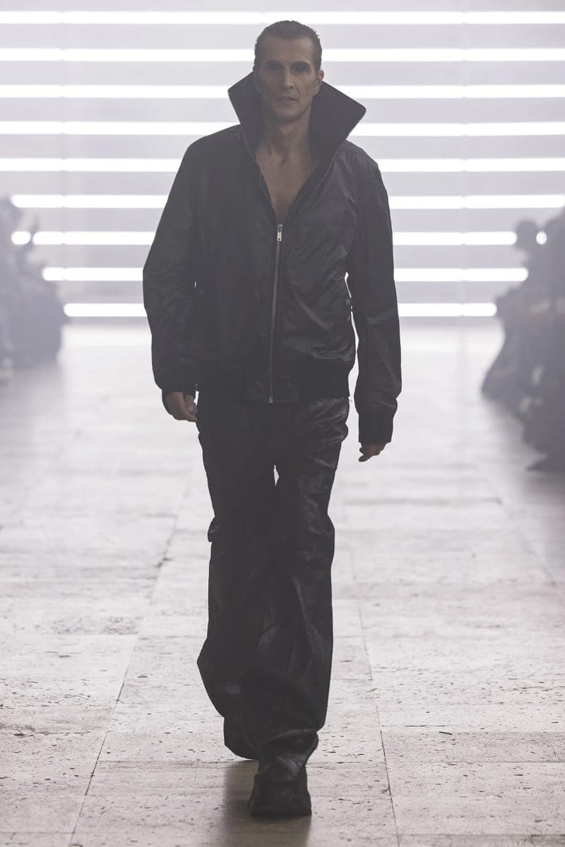 リックオウエンス 2025年秋冬メンズコレクション  rick owens 2025 fall winter collection lookbook info