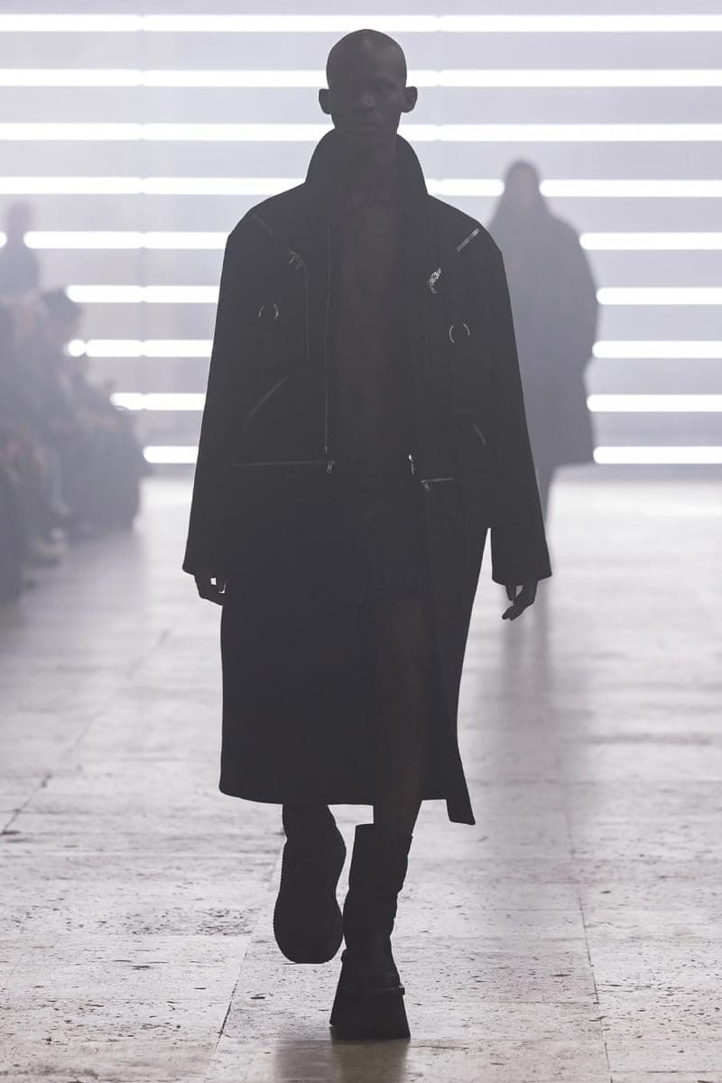 リックオウエンス 2025年秋冬メンズコレクション  rick owens 2025 fall winter collection lookbook info