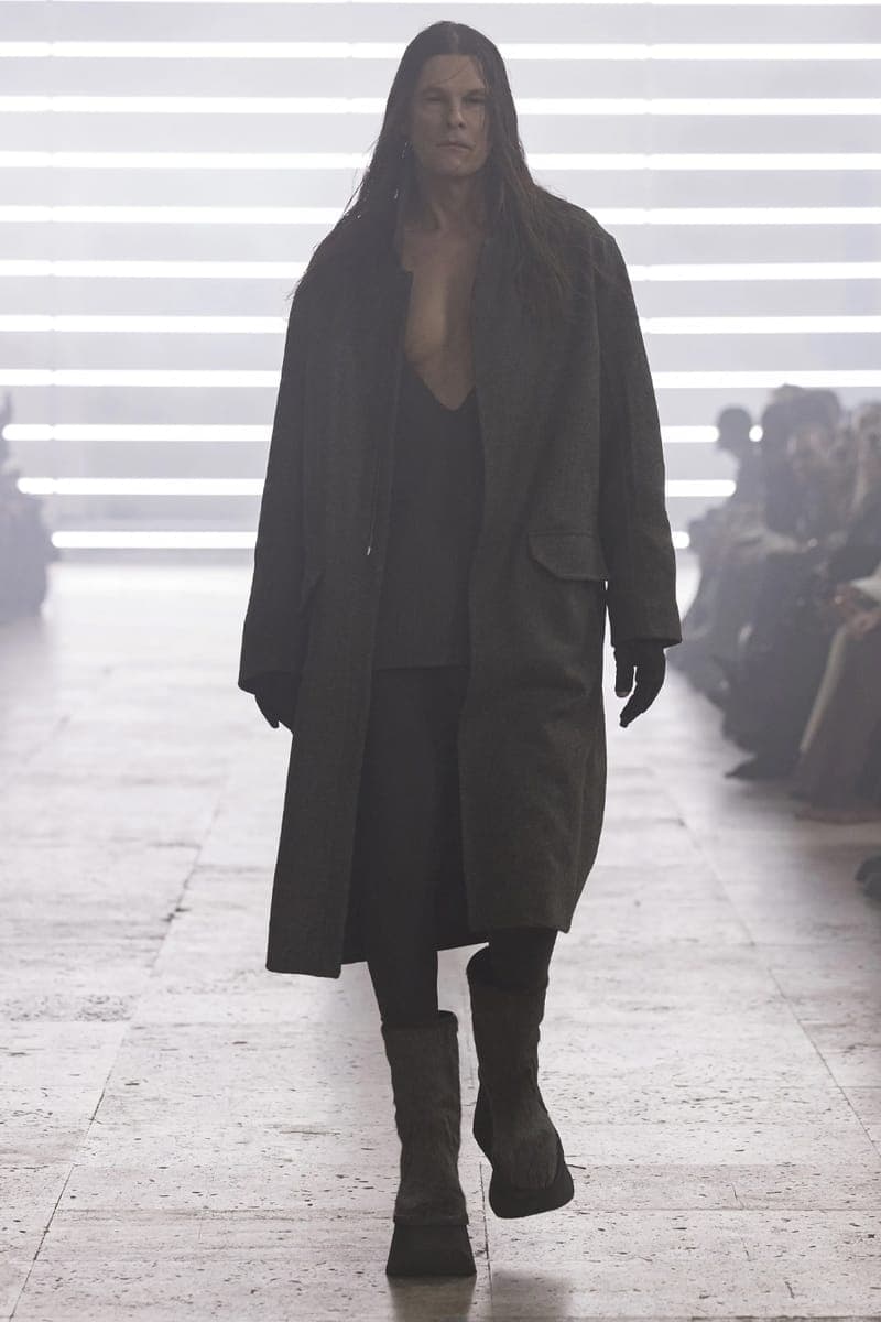 リックオウエンス 2025年秋冬メンズコレクション  rick owens 2025 fall winter collection lookbook info