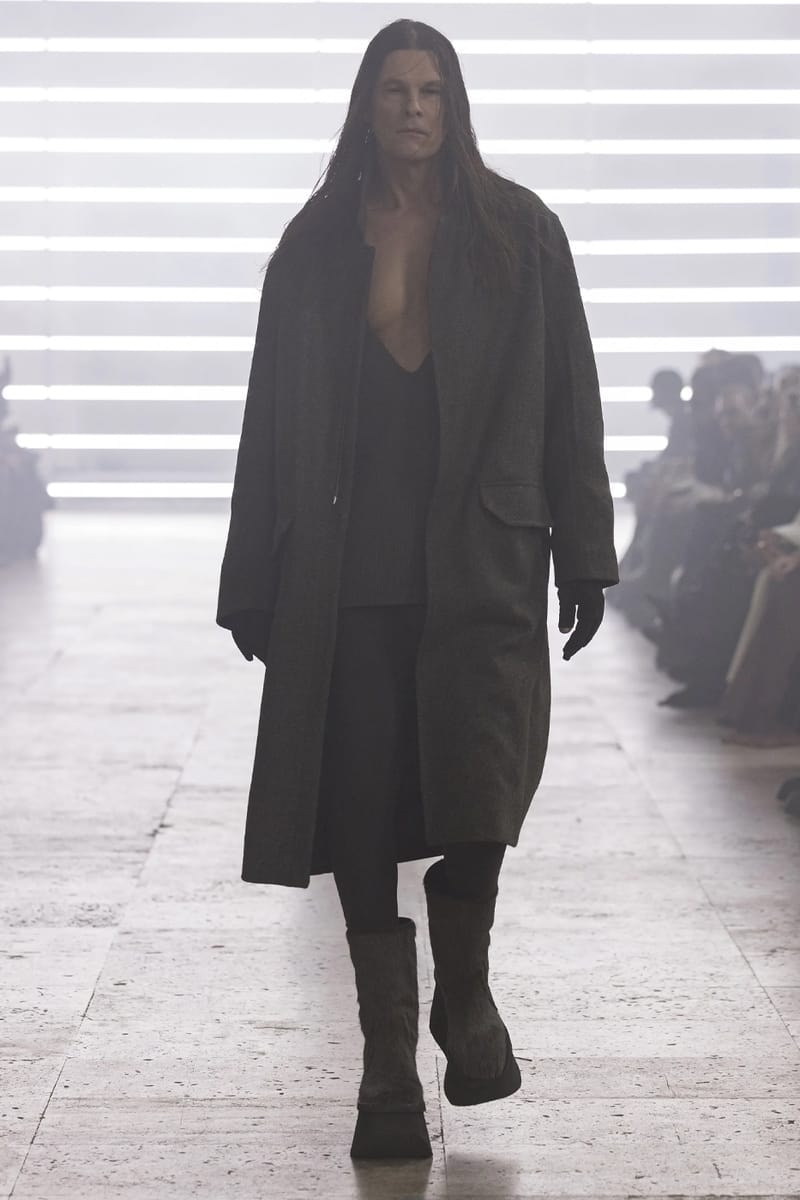 リックオウエンス 2025年秋冬メンズコレクション  rick owens 2025 fall winter collection lookbook info