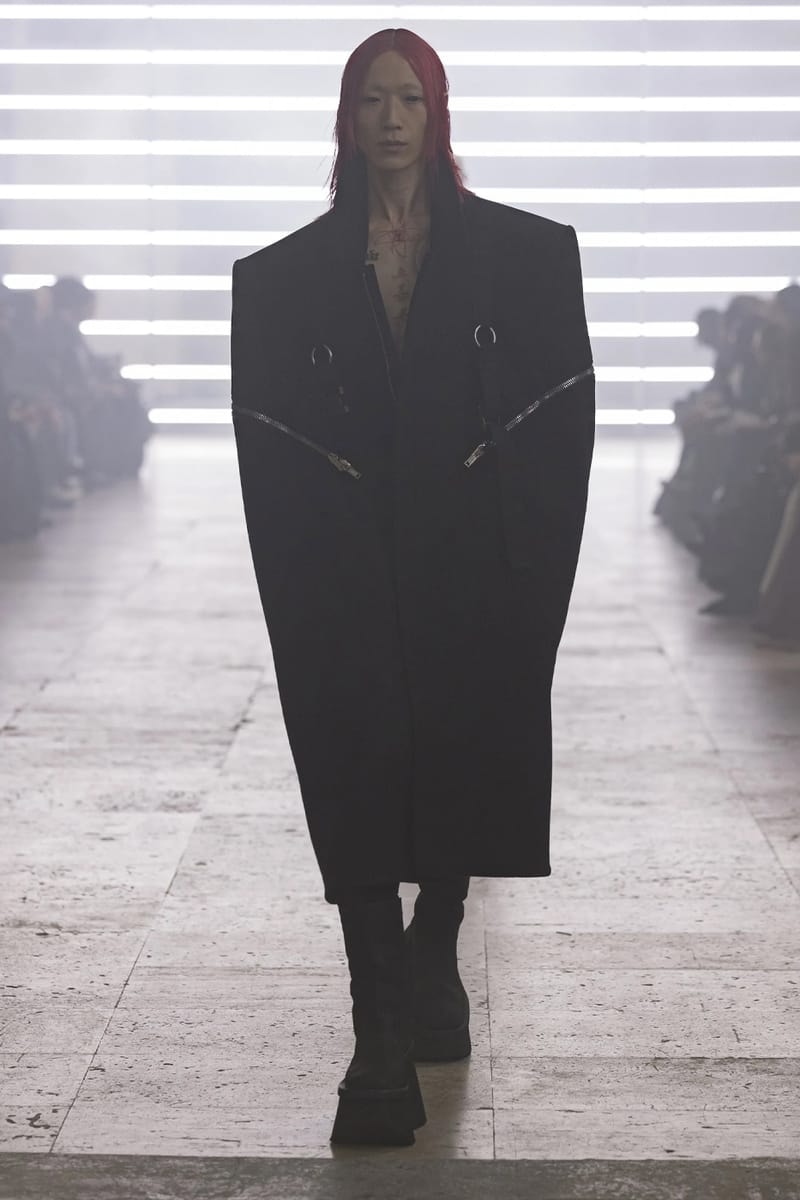 リックオウエンス 2025年秋冬メンズコレクション  rick owens 2025 fall winter collection lookbook info