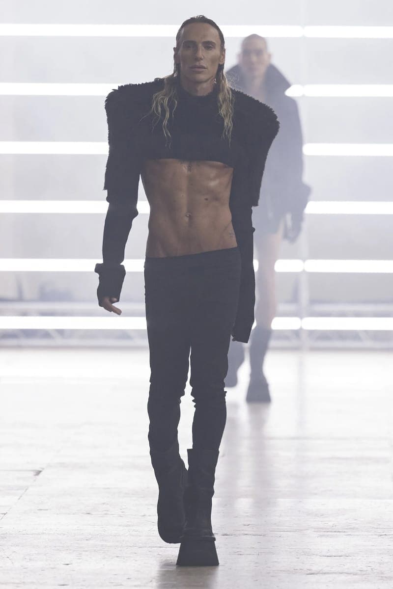 リックオウエンス 2025年秋冬メンズコレクション  rick owens 2025 fall winter collection lookbook info