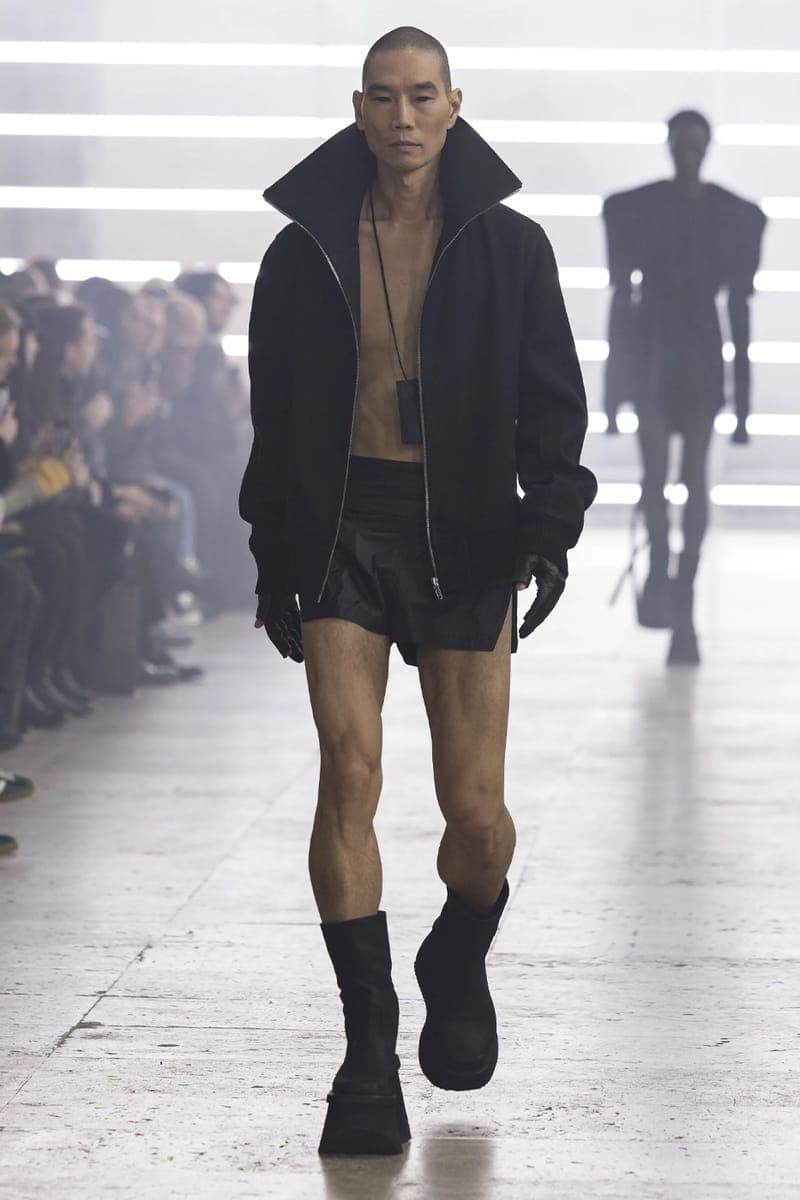 リックオウエンス 2025年秋冬メンズコレクション  rick owens 2025 fall winter collection lookbook info