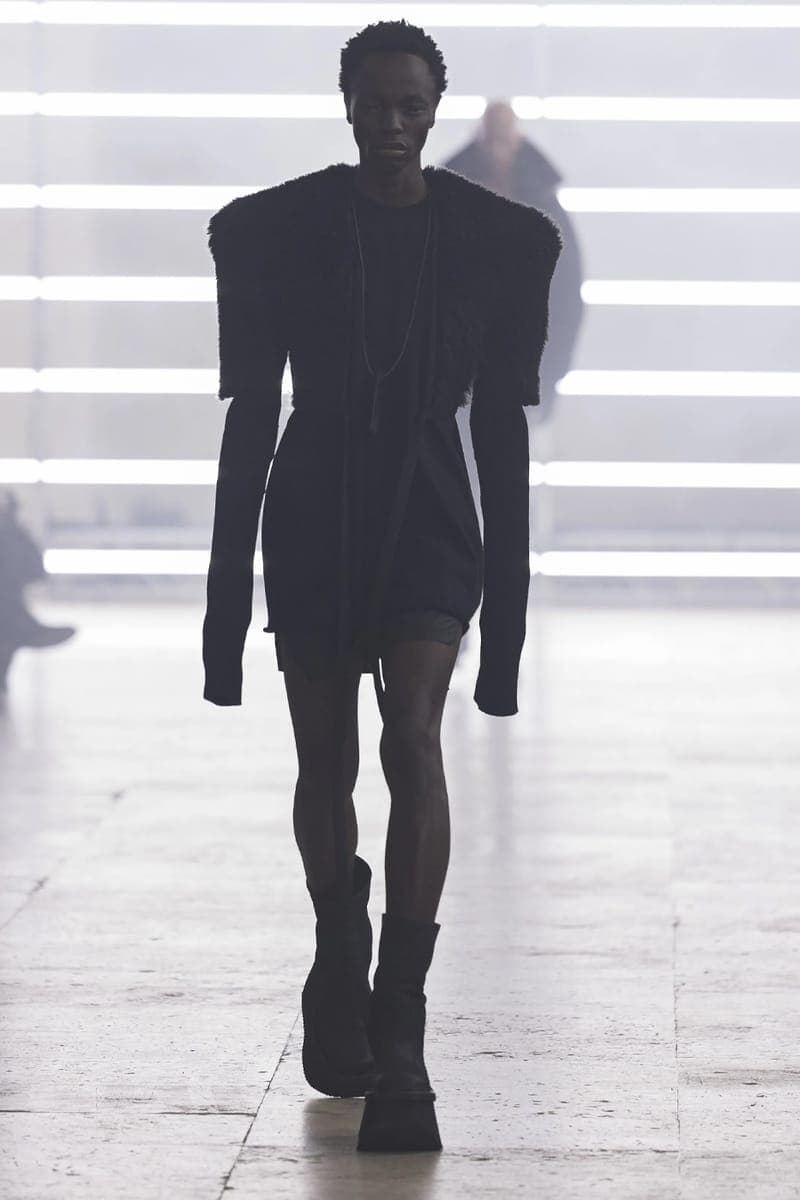 リックオウエンス 2025年秋冬メンズコレクション  rick owens 2025 fall winter collection lookbook info