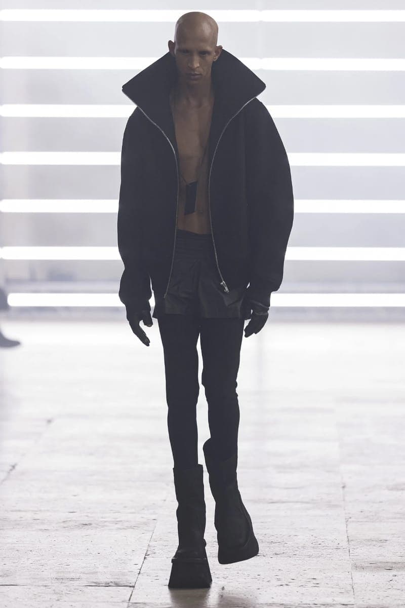 リックオウエンス 2025年秋冬メンズコレクション  rick owens 2025 fall winter collection lookbook info