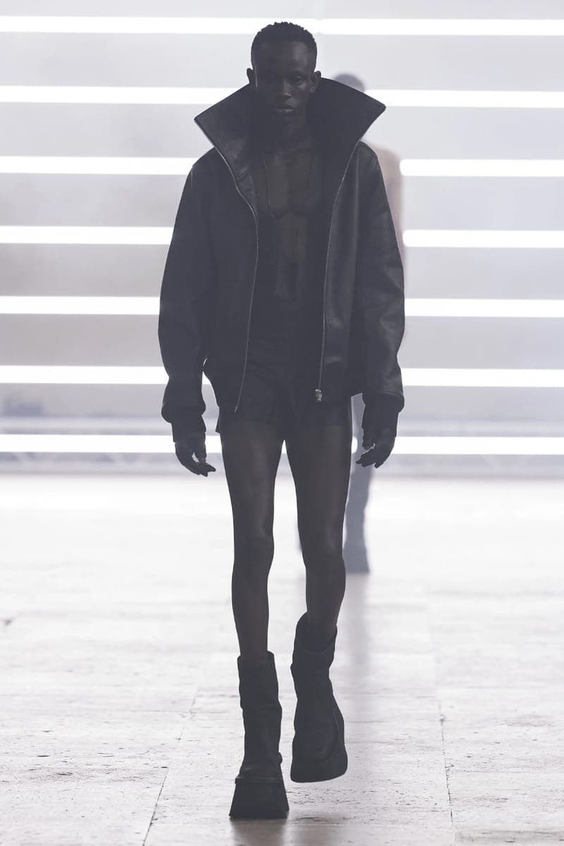 リックオウエンス 2025年秋冬メンズコレクション  rick owens 2025 fall winter collection lookbook info