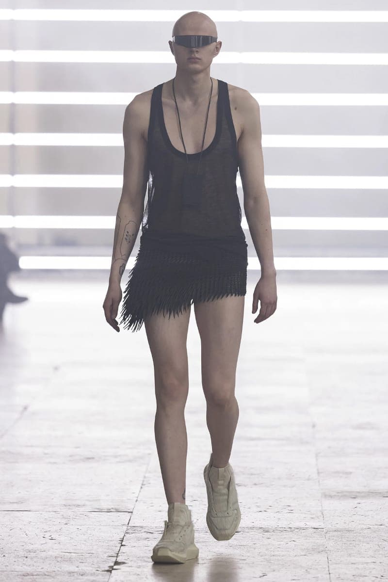 リックオウエンス 2025年秋冬メンズコレクション  rick owens 2025 fall winter collection lookbook info