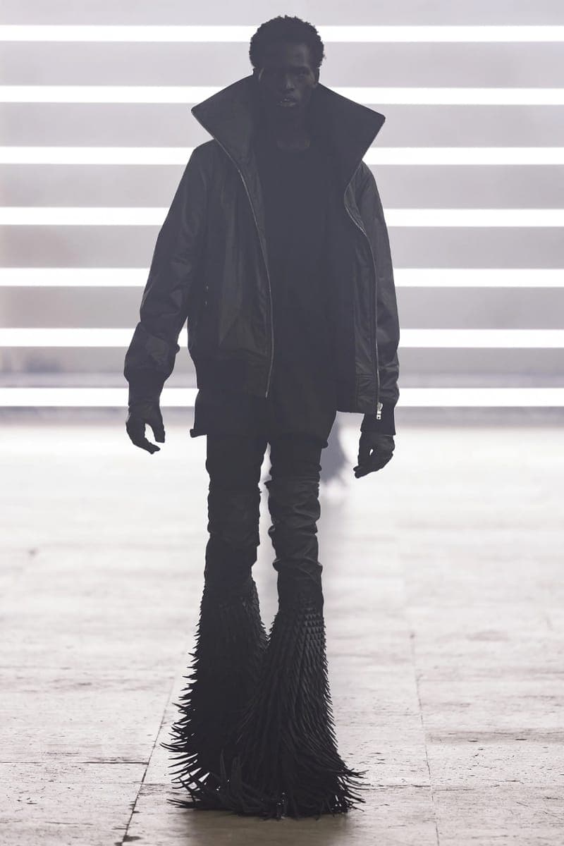 リックオウエンス 2025年秋冬メンズコレクション  rick owens 2025 fall winter collection lookbook info