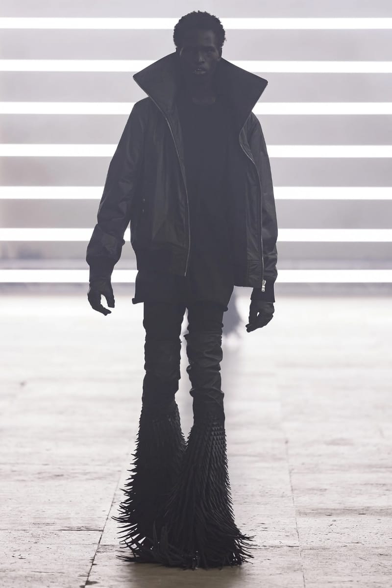 リックオウエンス 2025年秋冬メンズコレクション  rick owens 2025 fall winter collection lookbook info