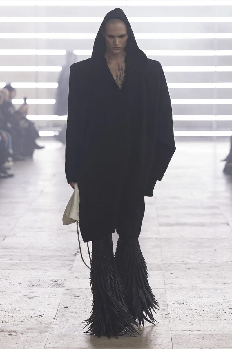 リックオウエンス 2025年秋冬メンズコレクション  rick owens 2025 fall winter collection lookbook info