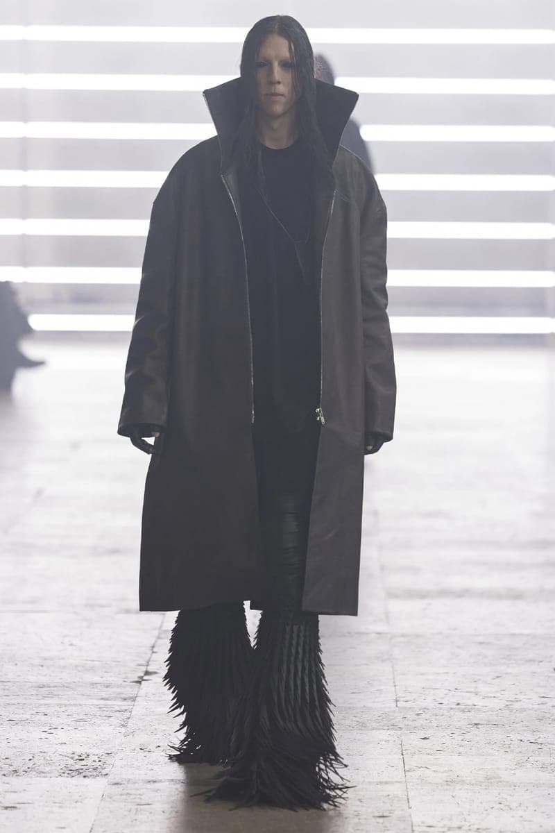 リックオウエンス 2025年秋冬メンズコレクション  rick owens 2025 fall winter collection lookbook info