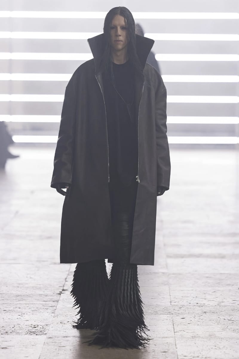 リックオウエンス 2025年秋冬メンズコレクション  rick owens 2025 fall winter collection lookbook info