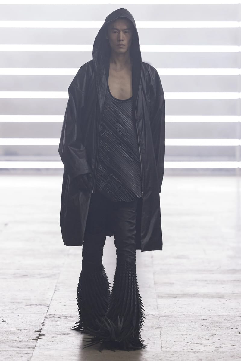 リックオウエンス 2025年秋冬メンズコレクション  rick owens 2025 fall winter collection lookbook info