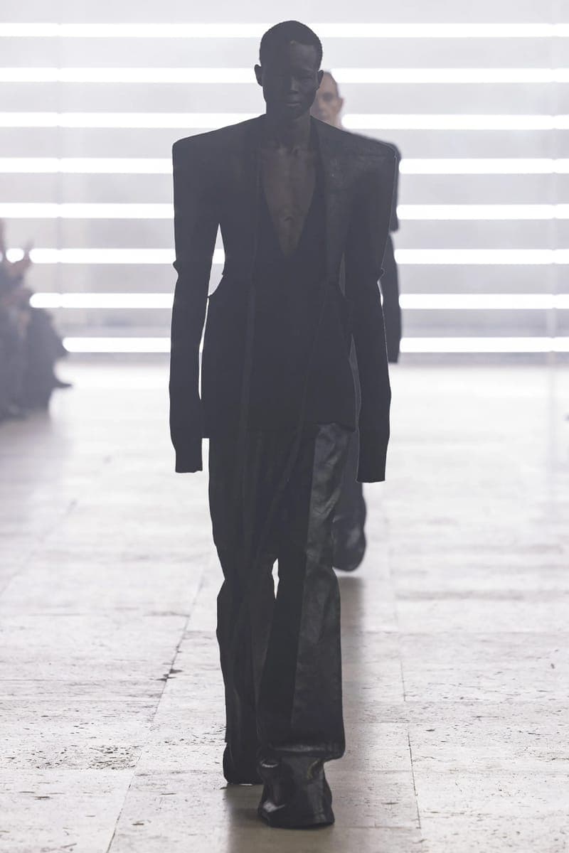 リックオウエンス 2025年秋冬メンズコレクション  rick owens 2025 fall winter collection lookbook info