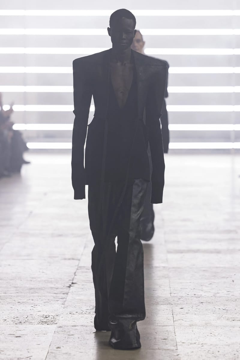 リックオウエンス 2025年秋冬メンズコレクション  rick owens 2025 fall winter collection lookbook info