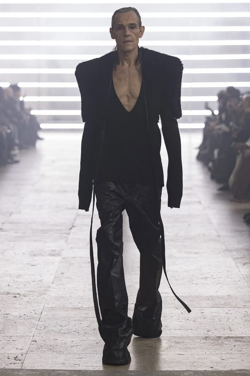 リックオウエンス 2025年秋冬メンズコレクション  rick owens 2025 fall winter collection lookbook info