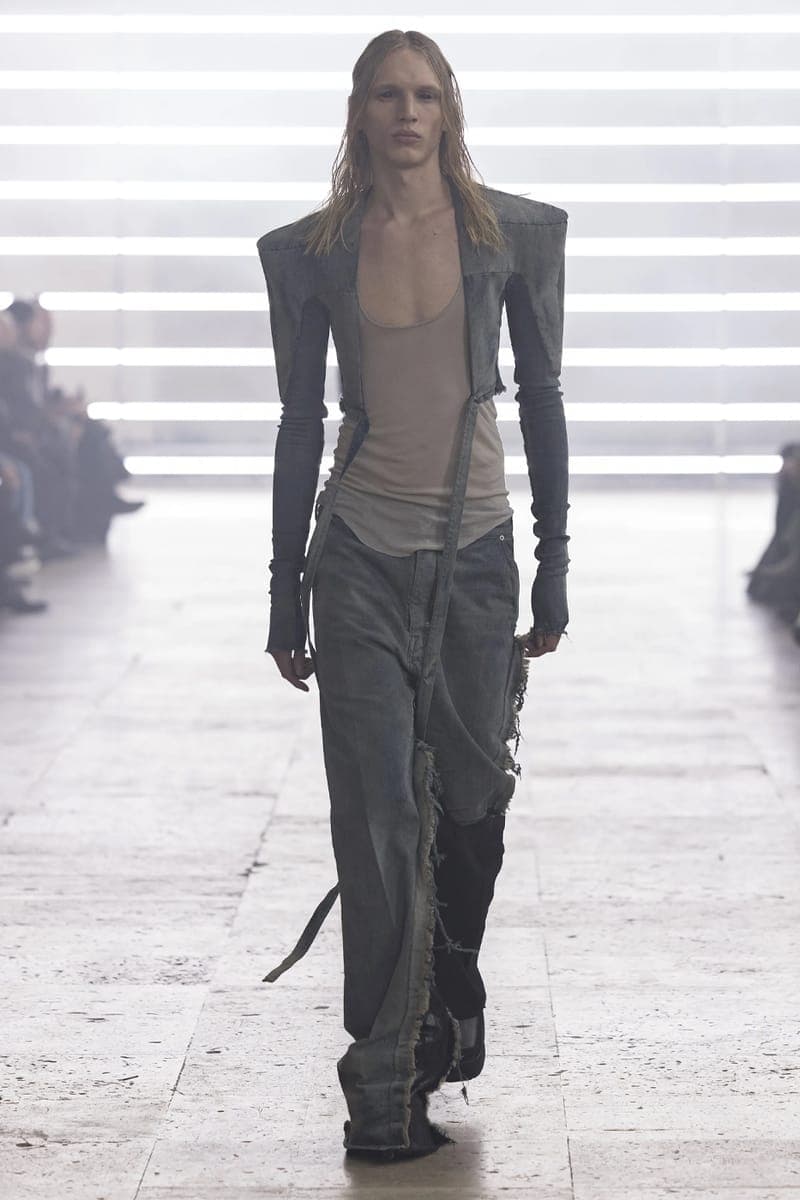 リックオウエンス 2025年秋冬メンズコレクション  rick owens 2025 fall winter collection lookbook info