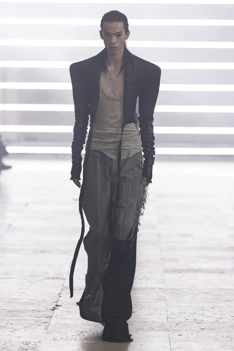 リックオウエンス 2025年秋冬メンズコレクション  rick owens 2025 fall winter collection lookbook info