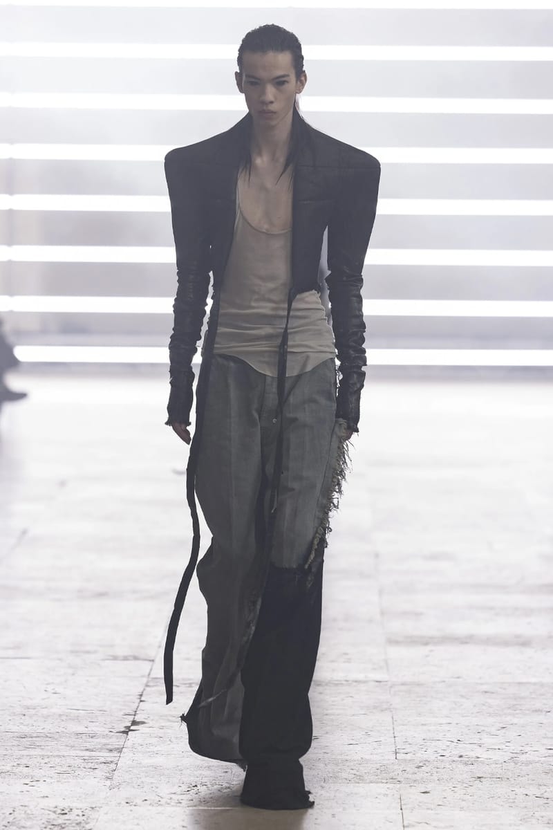 リックオウエンス 2025年秋冬メンズコレクション  rick owens 2025 fall winter collection lookbook info