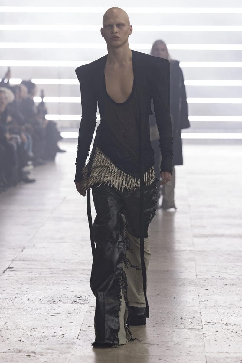 リックオウエンス 2025年秋冬メンズコレクション  rick owens 2025 fall winter collection lookbook info
