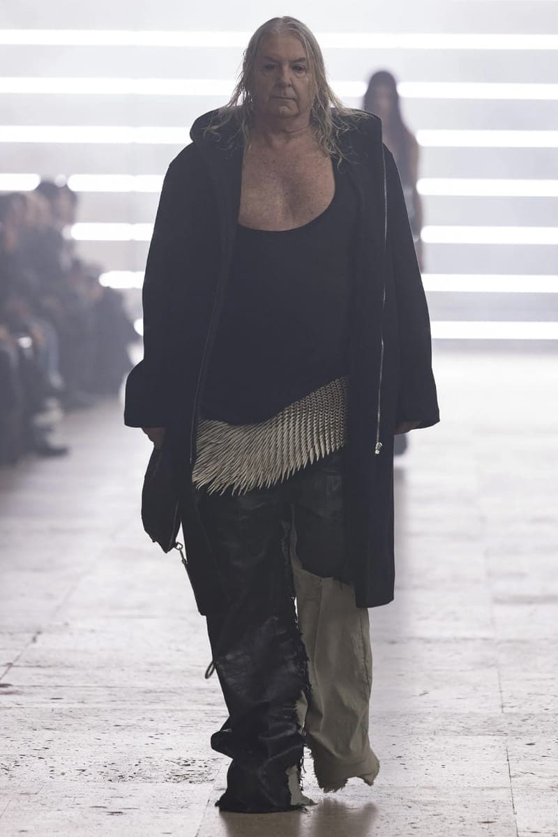 リックオウエンス 2025年秋冬メンズコレクション  rick owens 2025 fall winter collection lookbook info