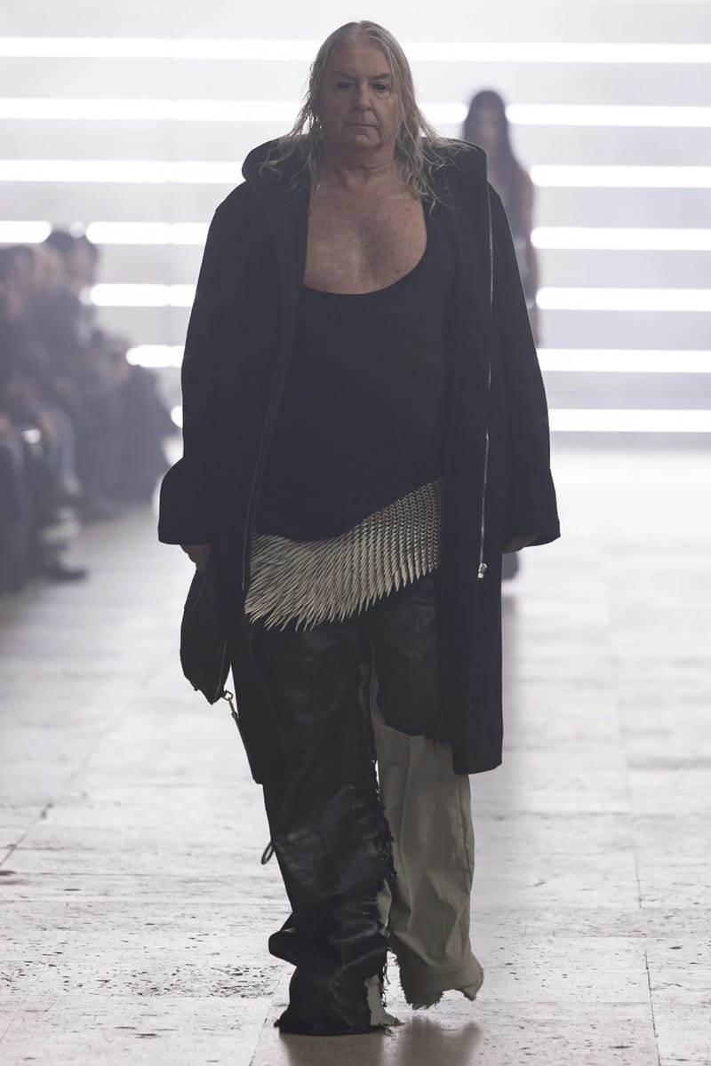 リックオウエンス 2025年秋冬メンズコレクション  rick owens 2025 fall winter collection lookbook info