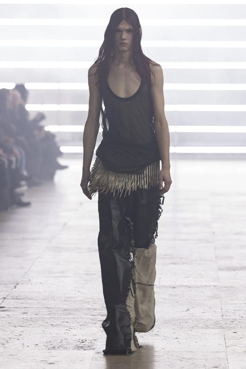 リックオウエンス 2025年秋冬メンズコレクション  rick owens 2025 fall winter collection lookbook info