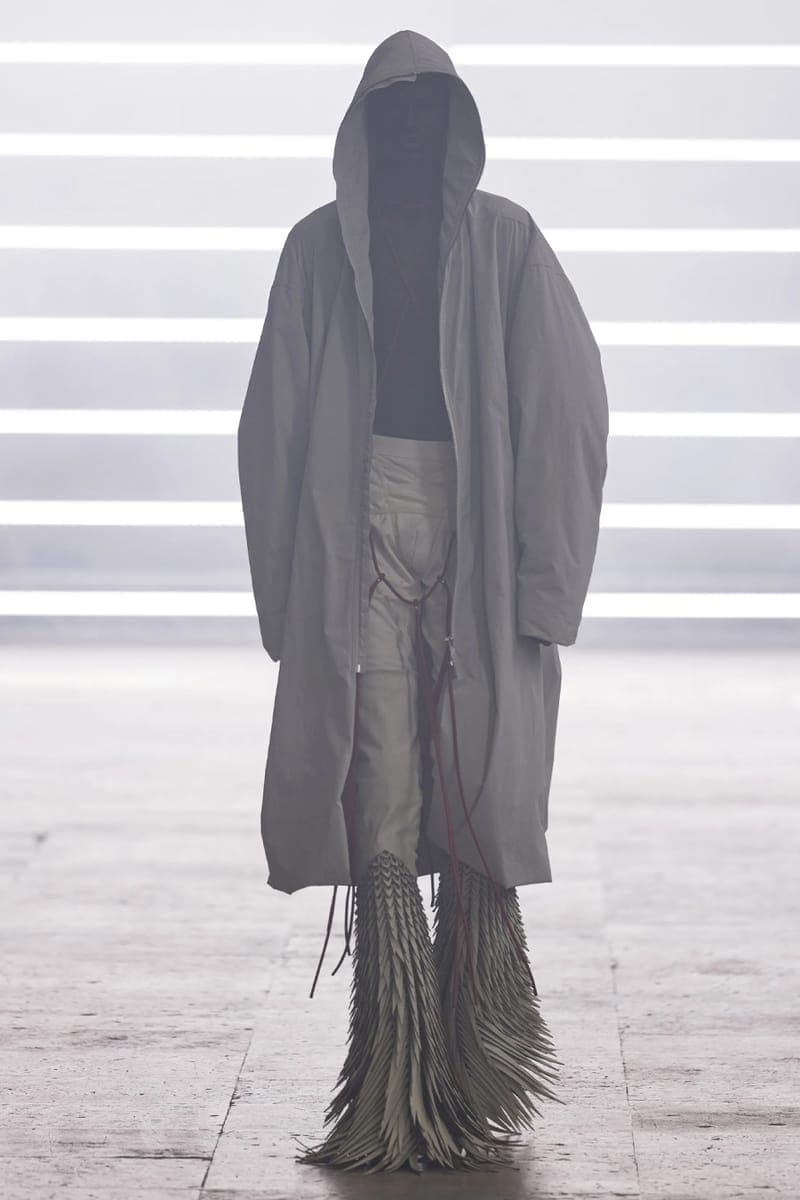 リックオウエンス 2025年秋冬メンズコレクション  rick owens 2025 fall winter collection lookbook info