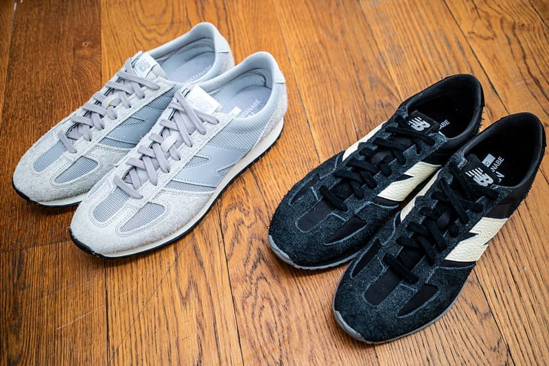 ジュンヤ ワタナベ マンxニューバランスによる最新のフットウェア junya watanabe man x new balance 471 navy blue grey collaboration fall winter 2025 exclusive closer look