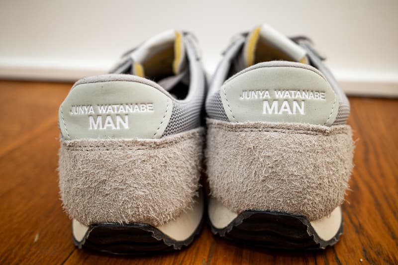 ジュンヤ ワタナベ マンxニューバランスによる最新のフットウェア junya watanabe man x new balance 471 navy blue grey collaboration fall winter 2025 exclusive closer look