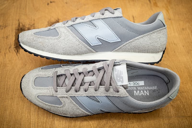 ジュンヤ ワタナベ マンxニューバランスによる最新のフットウェア junya watanabe man x new balance 471 navy blue grey collaboration fall winter 2025 exclusive closer look