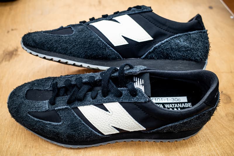 ジュンヤ ワタナベ マンxニューバランスによる最新のフットウェア junya watanabe man x new balance 471 navy blue grey collaboration fall winter 2025 exclusive closer look