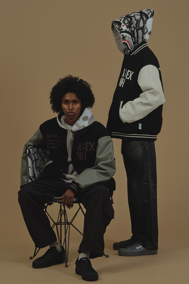 ベイプ  x ネイバーフッド による2024年秋冬シーズンのコラボコレクションが到着 ア・ベイシング・エイプ A BATHING APE® x NEIGHBORHOOD fall winter 2024 release info