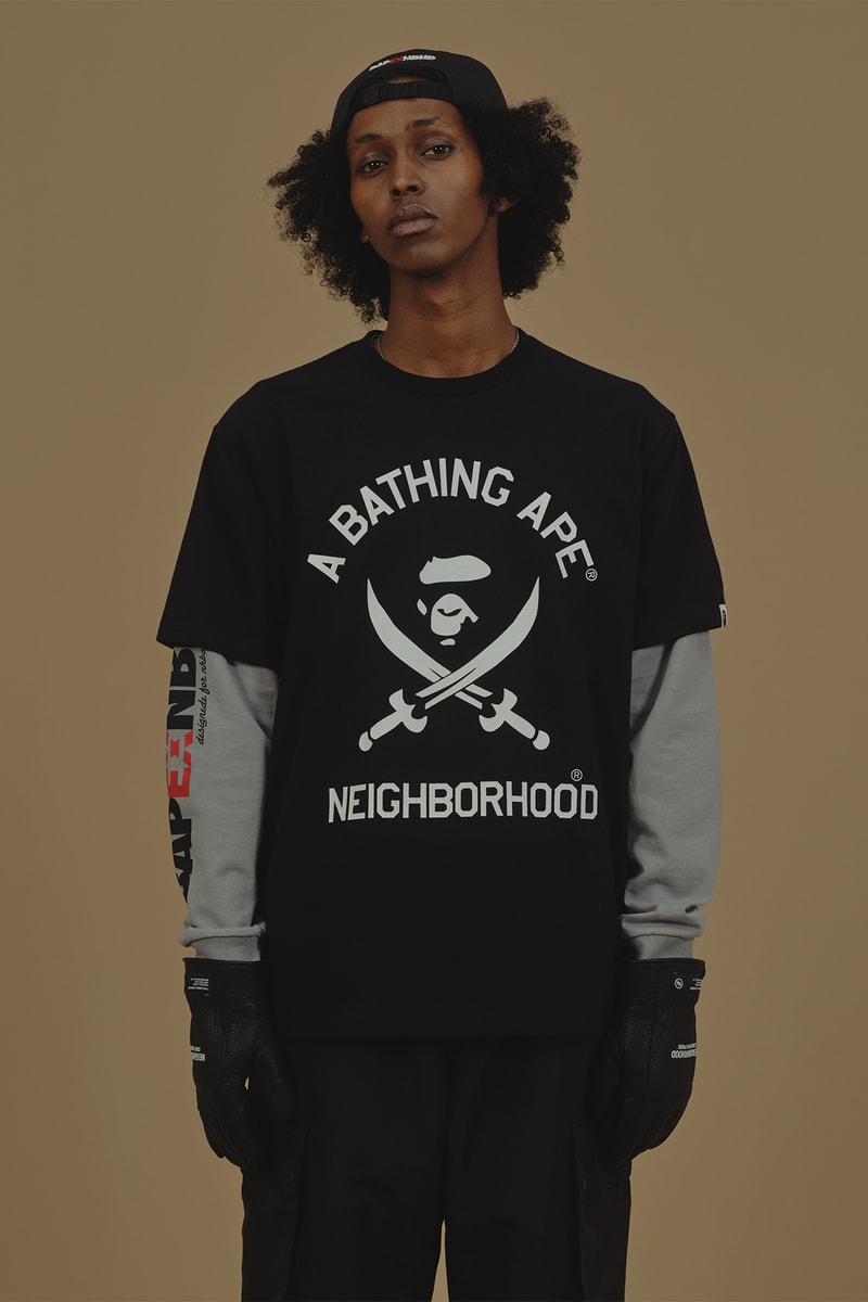 ベイプ  x ネイバーフッド による2024年秋冬シーズンのコラボコレクションが到着 ア・ベイシング・エイプ A BATHING APE® x NEIGHBORHOOD fall winter 2024 release info