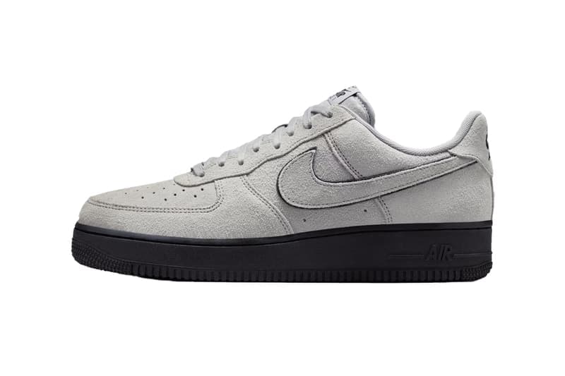 ナイキ エアフォース1ローより新色スエード/スモーキーグレーが登場 nike air force 1 low suede light smoke grey release info