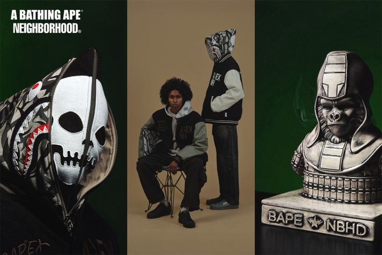 A BATHING APE® x NEIGHBORHOOD による2024年秋冬シーズンのコラボコレクションが到着