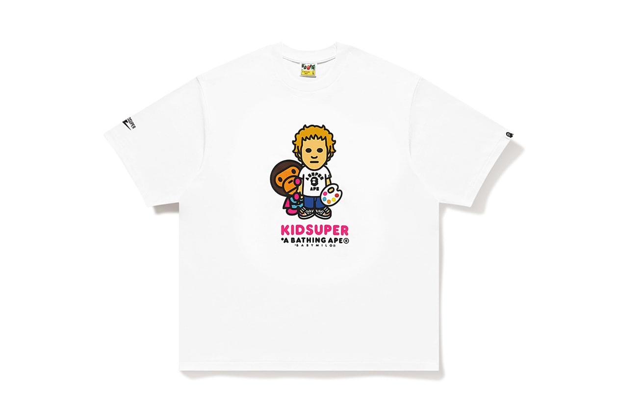 ベイプ®とキッドスーパーがアートとファッションを融合したコラボコレクションを発表 BAPE, ﻿A BATHING APE®️, ﻿Kidsuper, ﻿COLM DILLANE, ﻿BAPE® COLLECTIVE