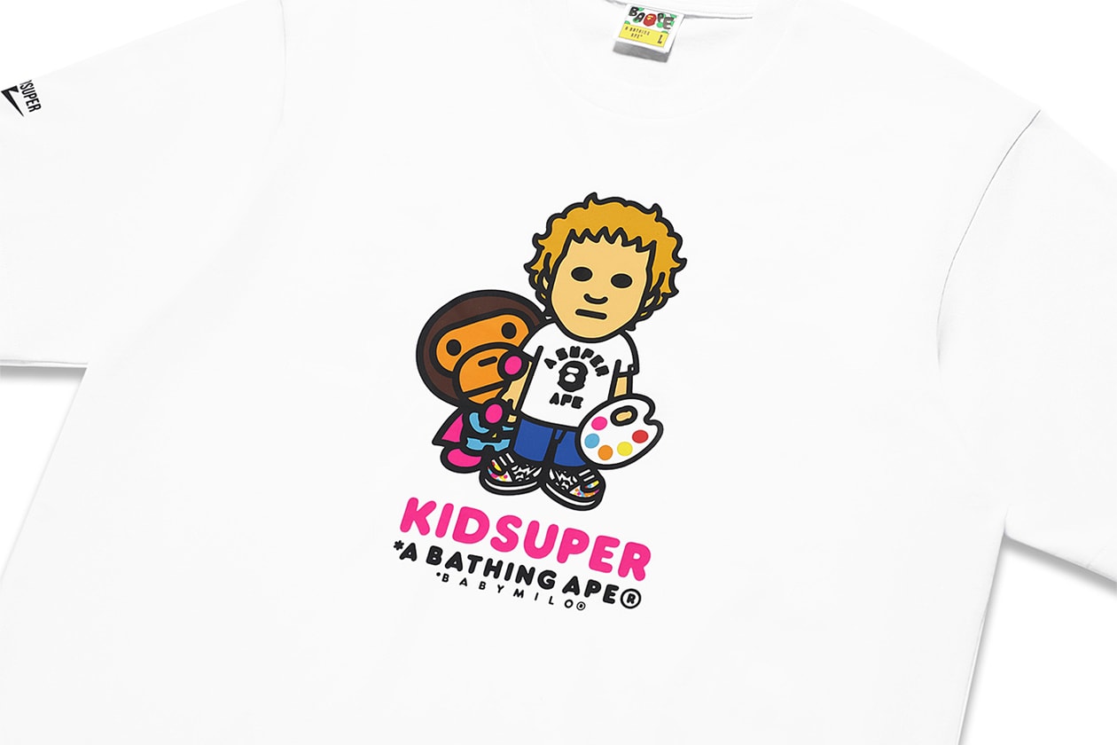 ベイプ®とキッドスーパーがアートとファッションを融合したコラボコレクションを発表 BAPE, ﻿A BATHING APE®️, ﻿Kidsuper, ﻿COLM DILLANE, ﻿BAPE® COLLECTIVE