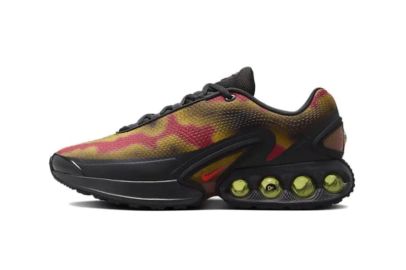 ナイキからサーモグラフィを連想させるエアマックスDn “ヒートマップ”が登場 Nike Air Max Dn "Heat Map" Spring 2025 Dark Smoke Grey/Red Orbit-Black-Sweet Beet