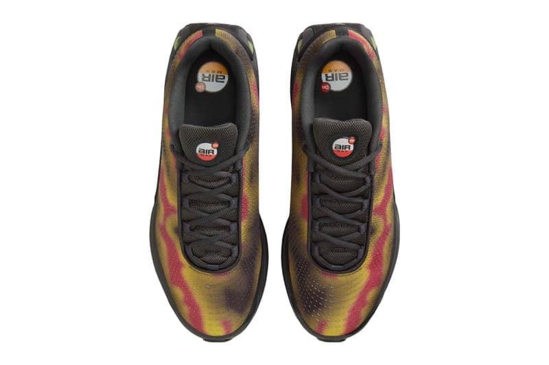 ナイキからサーモグラフィを連想させるエアマックスDn “ヒートマップ”が登場 Nike Air Max Dn "Heat Map" Spring 2025 Dark Smoke Grey/Red Orbit-Black-Sweet Beet