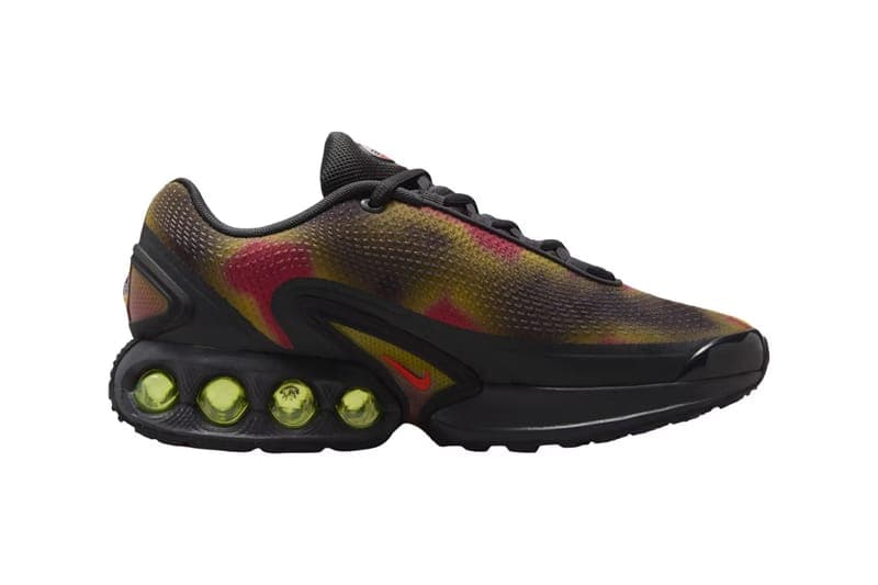 ナイキからサーモグラフィを連想させるエアマックスDn “ヒートマップ”が登場 Nike Air Max Dn "Heat Map" Spring 2025 Dark Smoke Grey/Red Orbit-Black-Sweet Beet