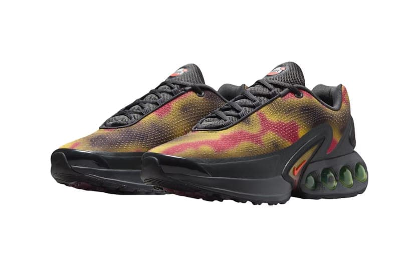 ナイキからサーモグラフィを連想させるエアマックスDn “ヒートマップ”が登場 Nike Air Max Dn "Heat Map" Spring 2025 Dark Smoke Grey/Red Orbit-Black-Sweet Beet