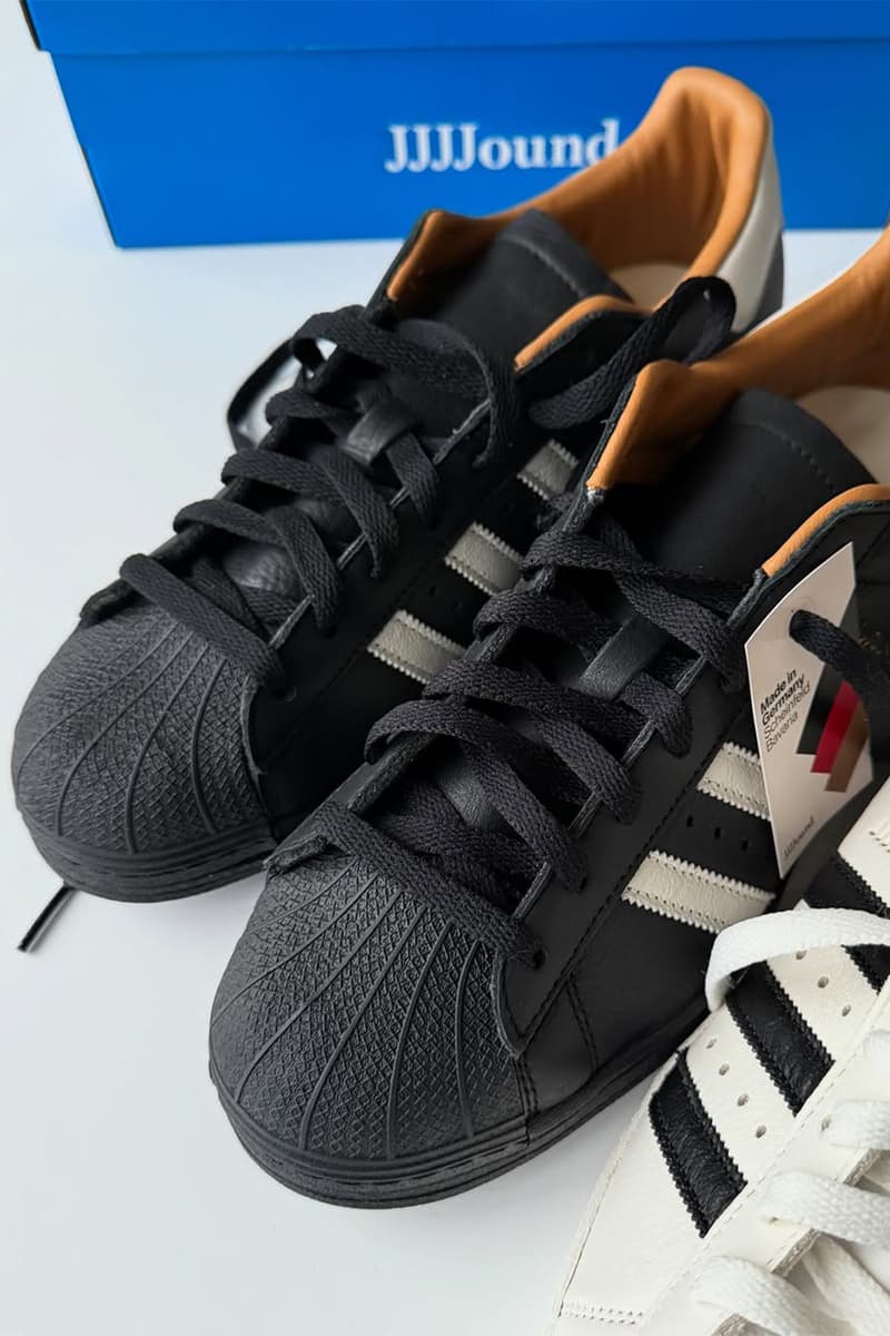 ジョウンドがアディダスとの最新コラボ スーパースターを公開 JJJJound announces adidas Superstar Made In Germany 2025