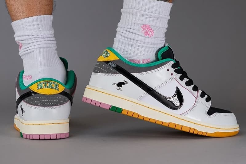 CSEF x ナイキ SB ダンクローのディテールをチェック csef x nike sb dunk low hj4132 100 release info