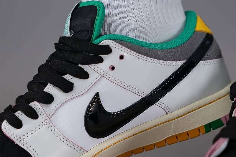 CSEF x ナイキ SB ダンクローのディテールをチェック csef x nike sb dunk low hj4132 100 release info