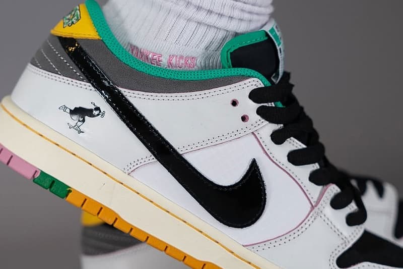 CSEF x ナイキ SB ダンクローのディテールをチェック csef x nike sb dunk low hj4132 100 release info