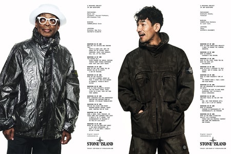 Stone Island 2025年春夏キャンペーンビジュアルに中田英寿やスパイク・リーが登場