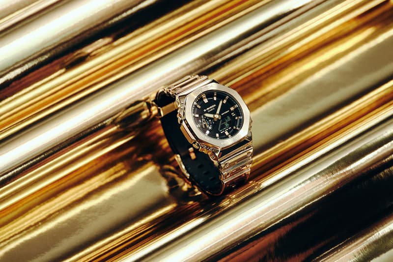 ジーショックが革新的なタフシリコーンバンドを初搭載したファインメタルシリーズをリリース G-SHOCK Fine Metallic Series Tough Silicone Band Shock-Resistant Water-Resistant GM-5600YM-8 GM-5600YMG-9 GM-2100YM-8A GM-2100YMG-9A