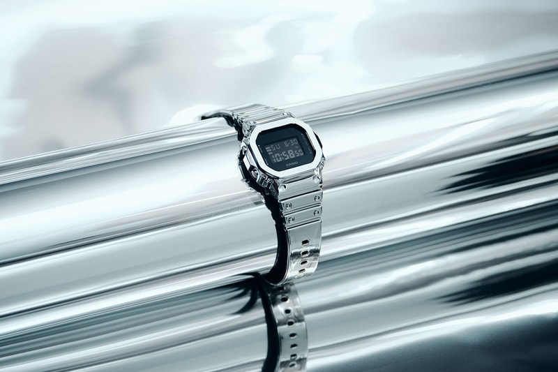 ジーショックが革新的なタフシリコーンバンドを初搭載したファインメタルシリーズをリリース G-SHOCK Fine Metallic Series Tough Silicone Band Shock-Resistant Water-Resistant GM-5600YM-8 GM-5600YMG-9 GM-2100YM-8A GM-2100YMG-9A 　　　　